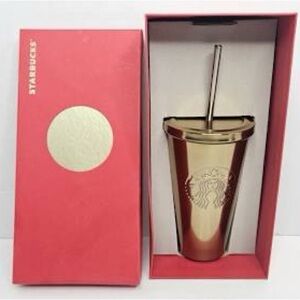 Starbucks Gold Metallic Stainless Steel Tumbler